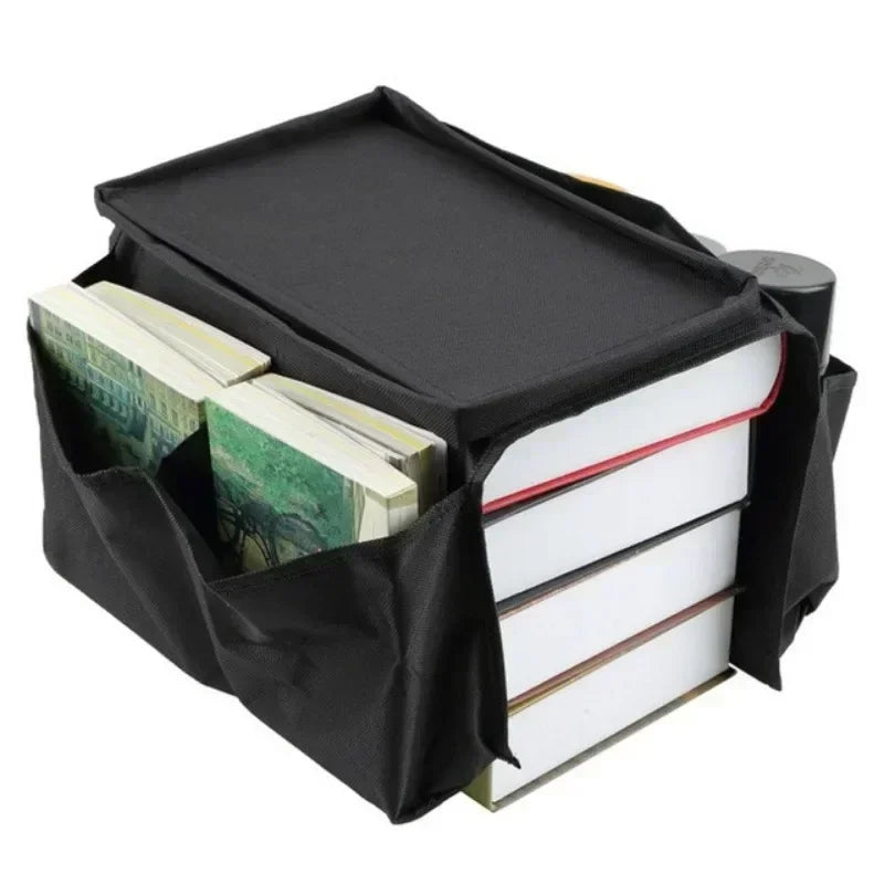 Organisateur d’accoudoir de canapé multi-poches – Plateau rangement télécommande et accessoires pour salon