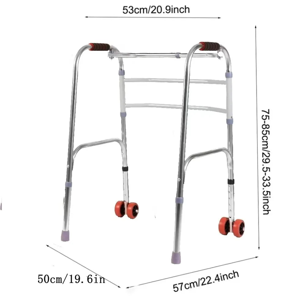 Déambulateur 2 roues pliable