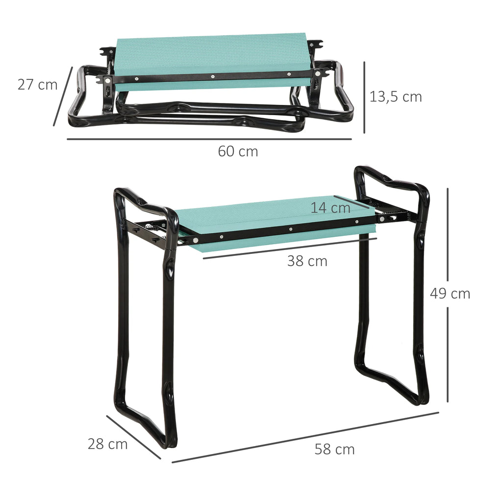 Tabouret de jardinage pliable