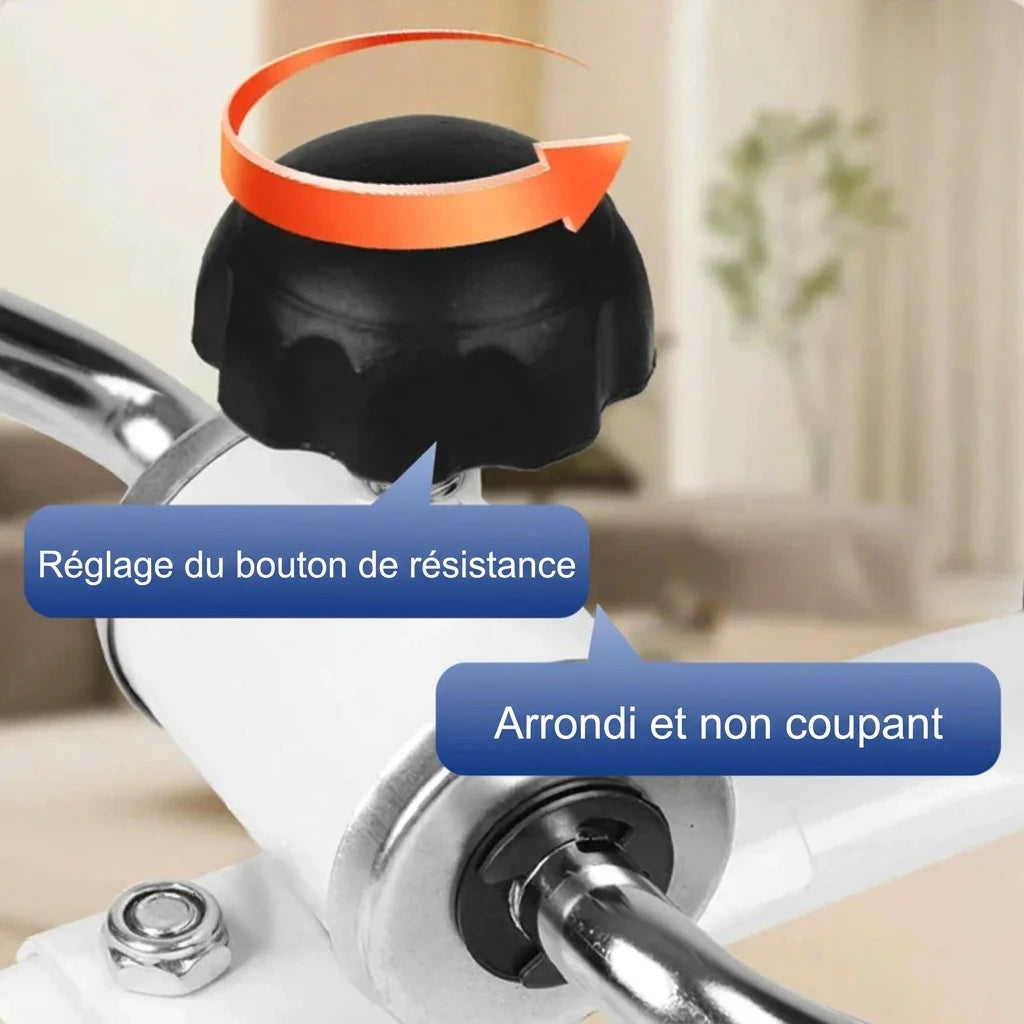 Vélo pédalier de rééducation pliable – Pédalier électrique bras et jambes pour senior, PMR et rééducation à domicile