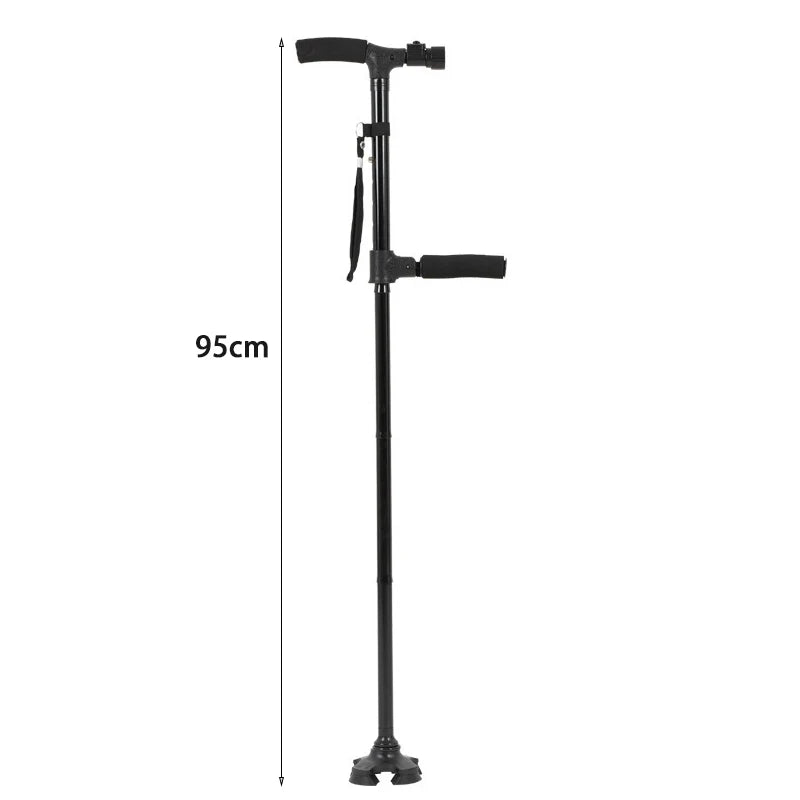 Canne Télescopique avec Lampe LED pour Senior